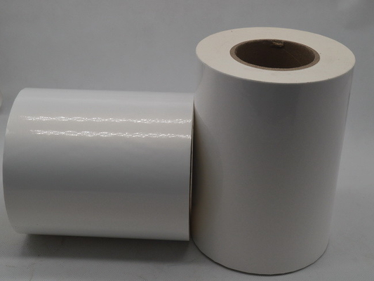 80G White Glassine Liner 1080mm 60GSM Tire Adhesive Labels